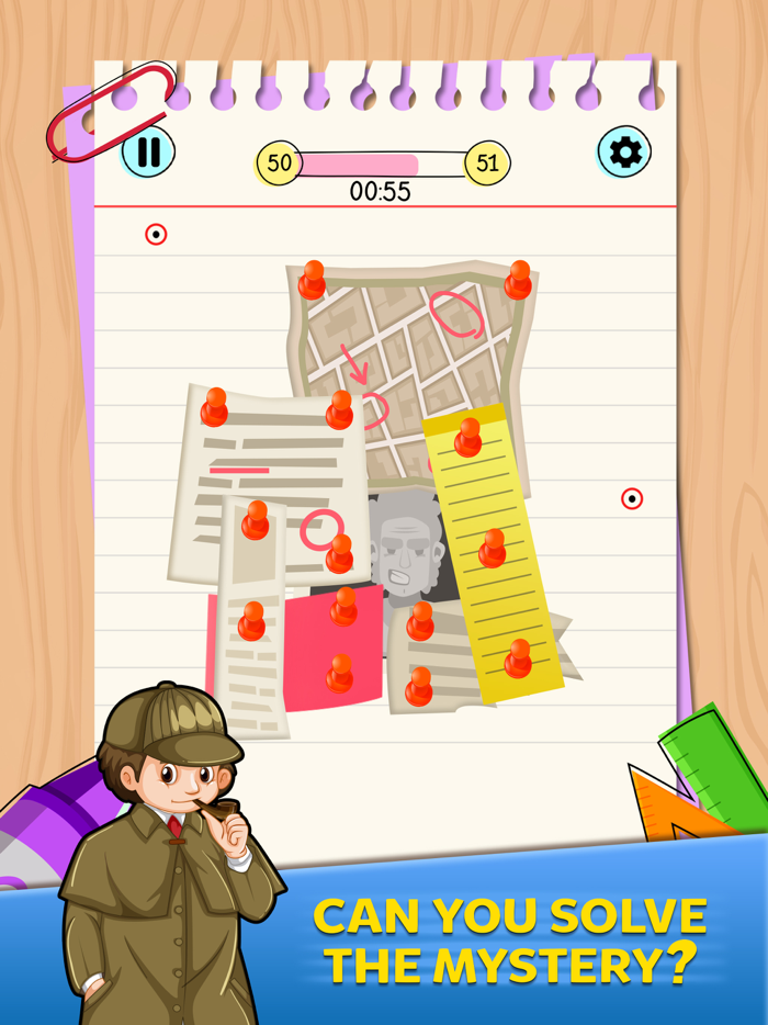 Pin and Paper Drop Puzzle