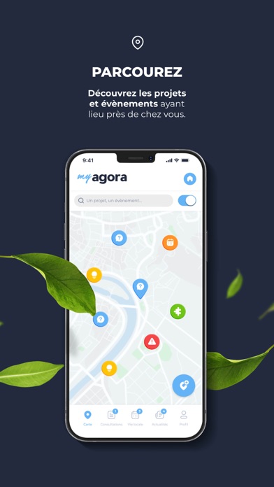 Screenshot #1 pour MyAgora - Réseau social local