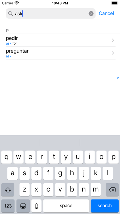 Screenshot #1 pour Los Verbos - Spanish Verbs