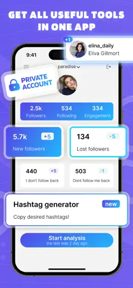 Game screenshot Unfollowers - Profile Tracker apk
