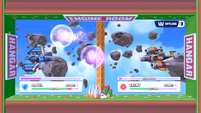 Spaceship 1 vs 1 Online