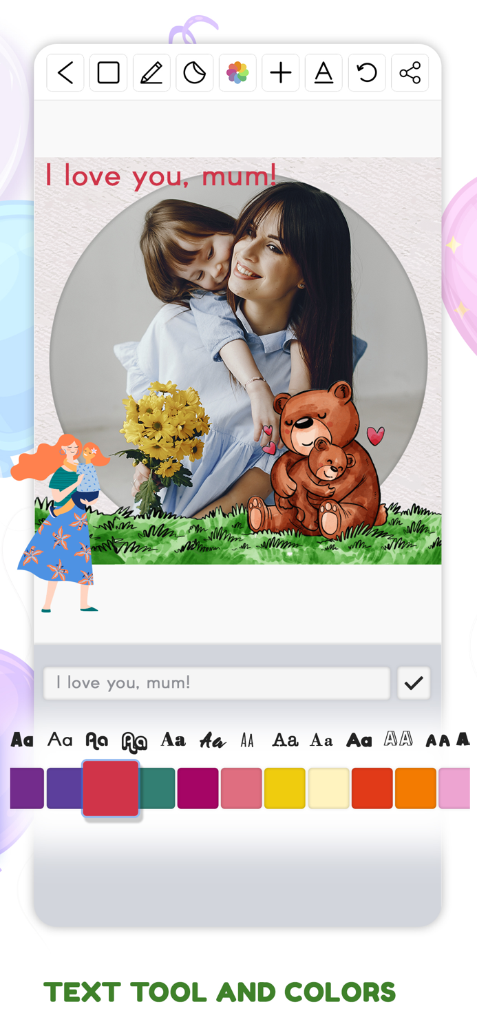 Birthday Frames Collection.