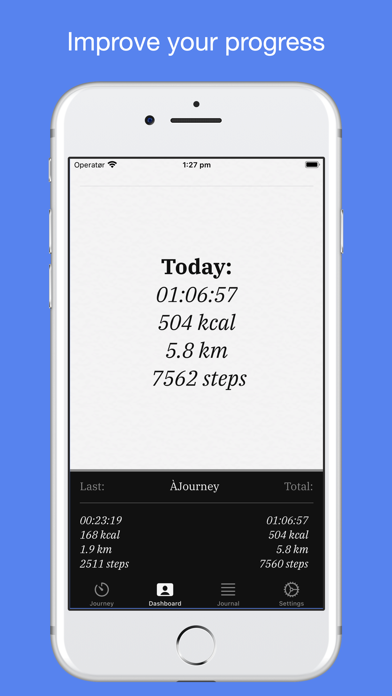 AJourney Privacy First Fitness Screenshot