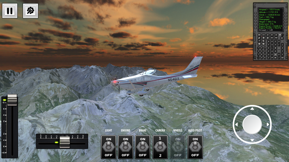 #5. Flight Simulator: Europe (iOS) 由: HRY GROUP BILISIM INSAAT SANAYI TICARET ANONIM SIRKETI
