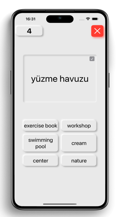 Word Game (English-Türkçe) Screenshot