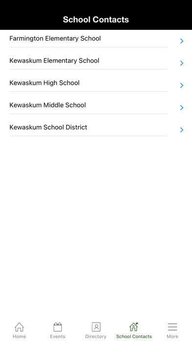 Kewaskum School District Screenshot