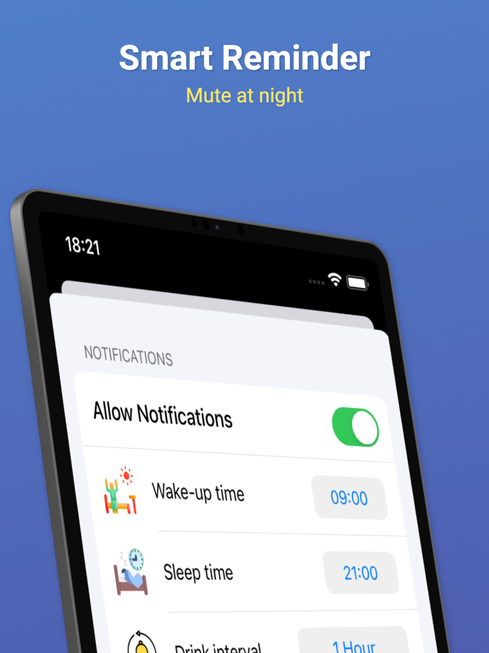 Drink Water Reminder Tracker