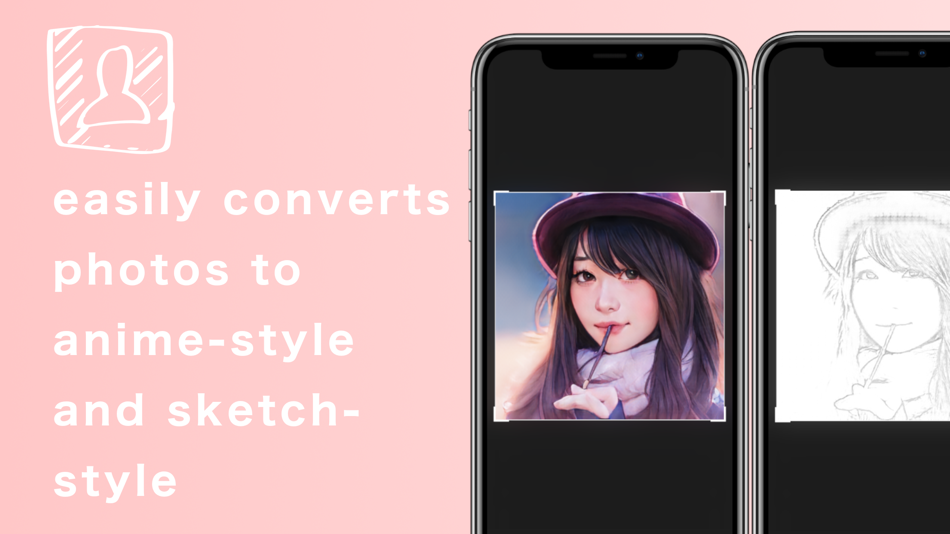 Convert Anime Sketch (iOS) 由: kazuhiro aonuma Convert Anime Sketch (iOS) 由: kazuhiro aonuma