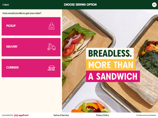 Breadless iPad screenshot 2 - Food & Drink app