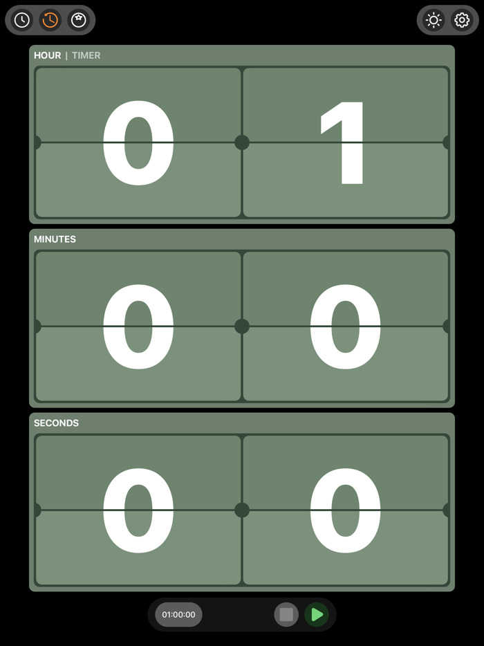 FlipClock Always On Display