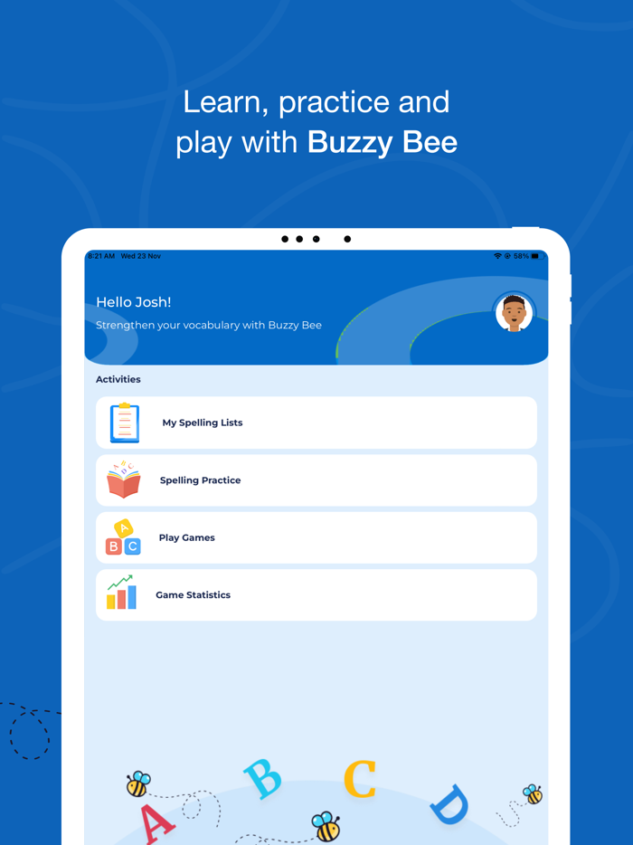 Buzzy Bee Spelling