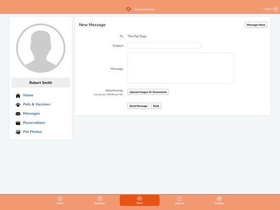 SECOND HOME PET CARE iPad screenshot 2 - Business app