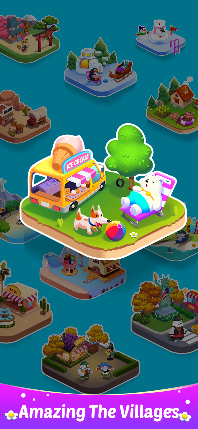 Tiles Match 3D Happy Trips