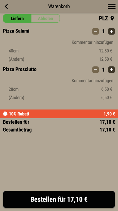 Pizzeria Venezia Hameln Screenshot