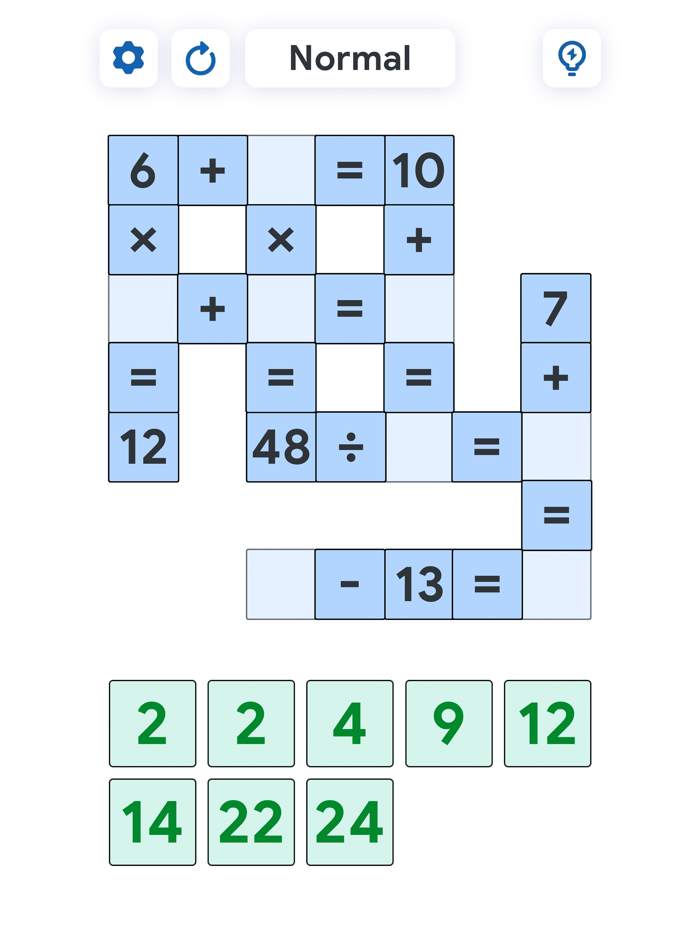 Crossmath Games - Math Puzzle