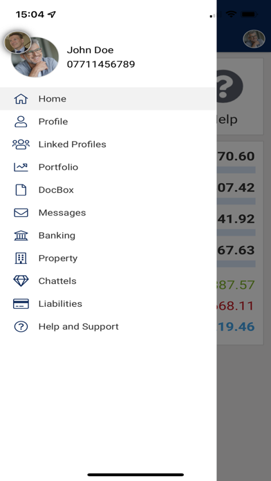 Wealth Portal Screenshot