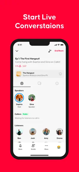 Game screenshot Callin - Social Podcasting mod apk