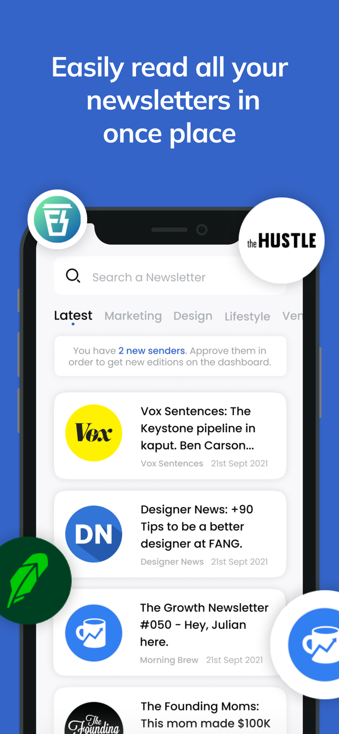 Add Letter - Newsletter Reader