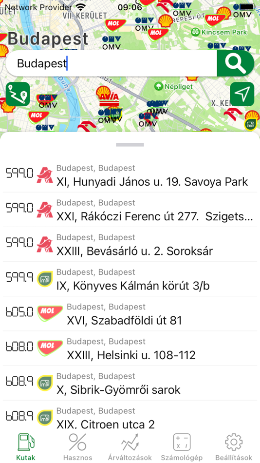 #1. Benzinkút Árak - üzemanyagár (iOS) Με: Daniel Borsan