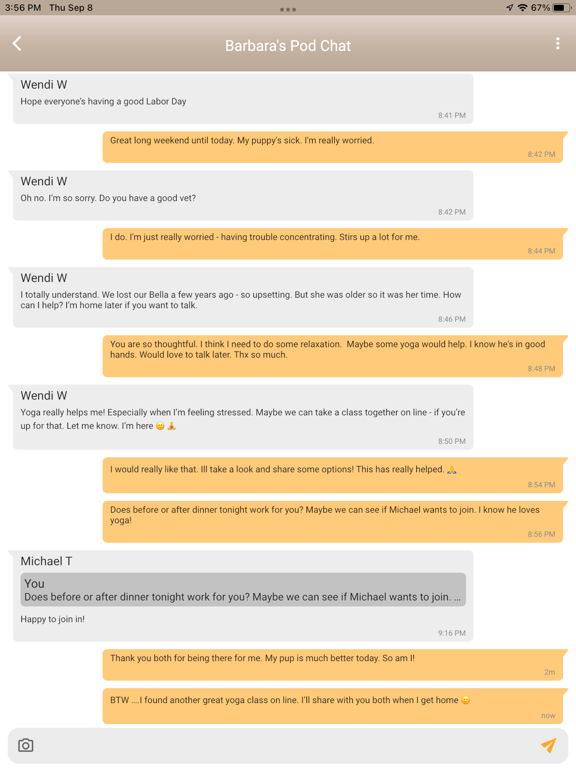 WeBe Life iPad screenshot 7 - Health & Fitness app