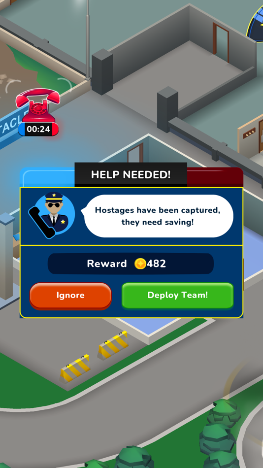 #7. Idle SWAT Academy Tycoon (iOS) Podle: IsCool Entertainment
