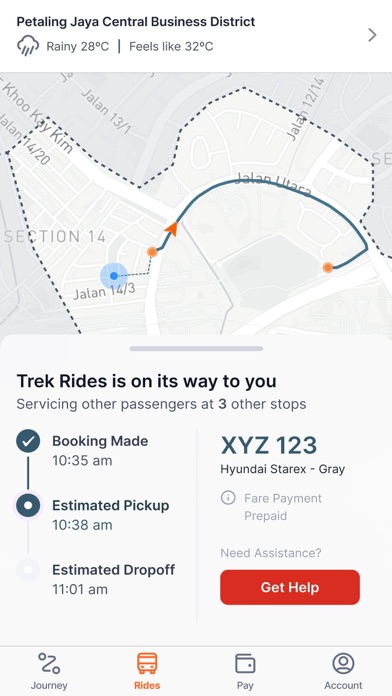 Trek App Screenshot