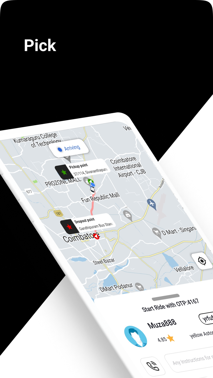 Pick Ride App