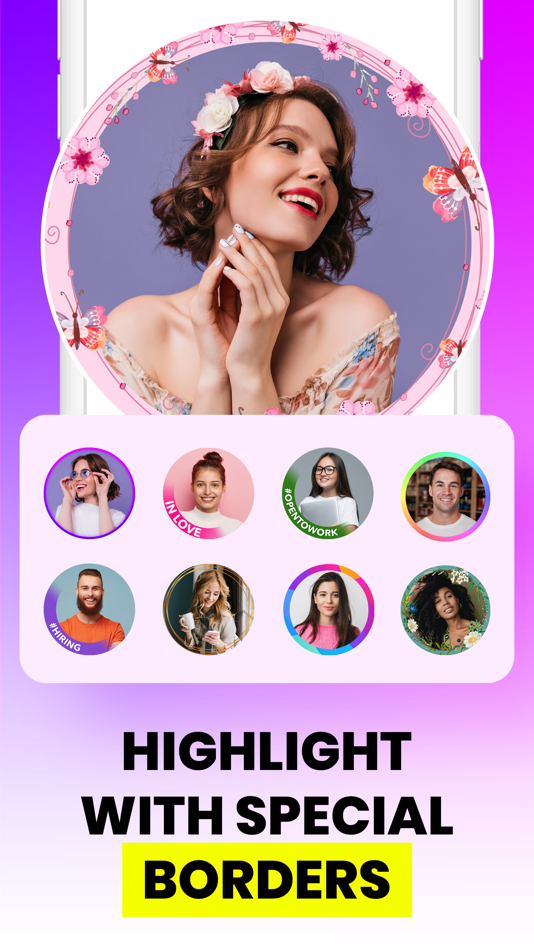 #4. Profile Picture Maker & Editor (iOS) بواسطة: Dhara Kotadiya