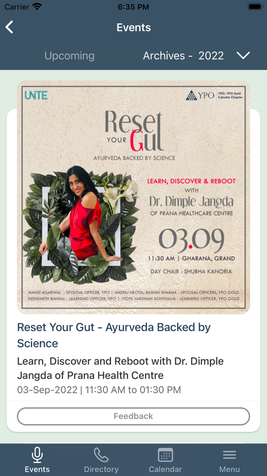 #2. YPO Calcutta (iOS) 由: Designscape Technologies Private Limited