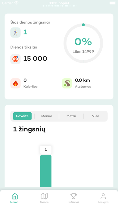 Walk the Walk app Screenshot