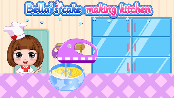 Bellas cake making kitchen