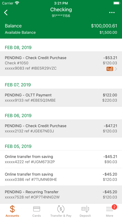 Benton State Bank Screenshot