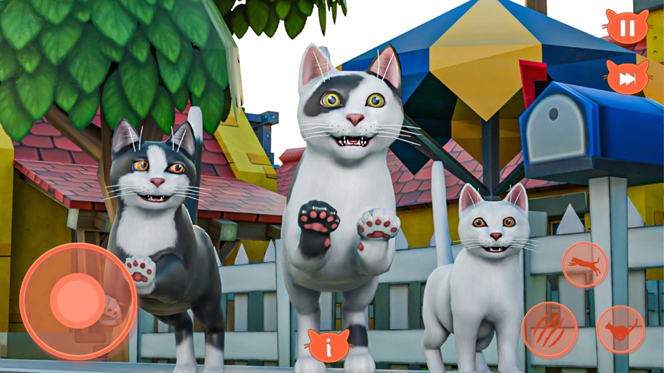 #1. My Cute Cat Pet Simulator Game (iOS) By: Asad Masood Khan