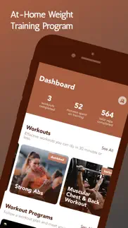 weight training: muscle growth iphone screenshot 1