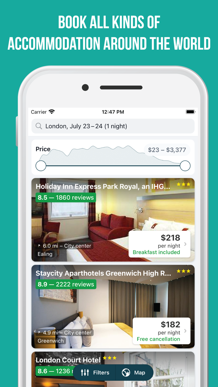 TripOne Book Flight and Hotel