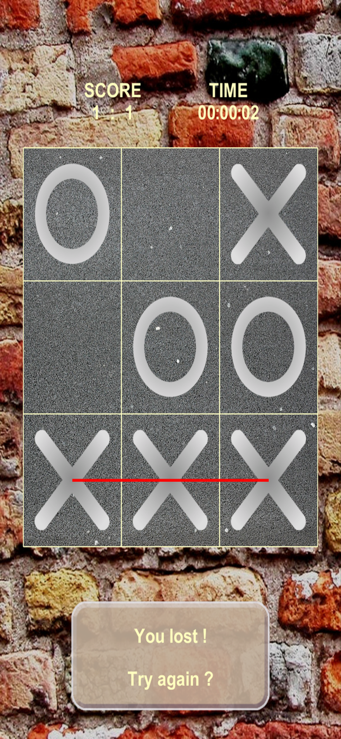 Tic-Tac-Toe classic 3x3