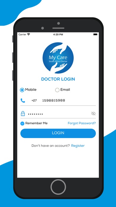 MyCare SA Doctor Screenshot