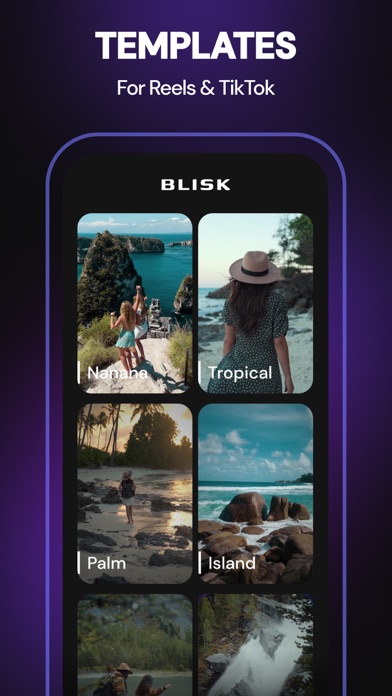 BLISK Video Reel & Story maker Screenshot