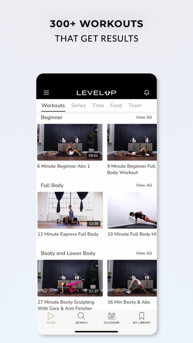 Screenshot #3 pour Level Up: Fitness App