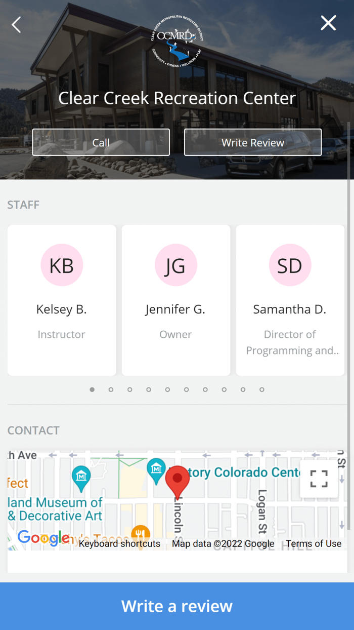 Clear Creek Rec Center