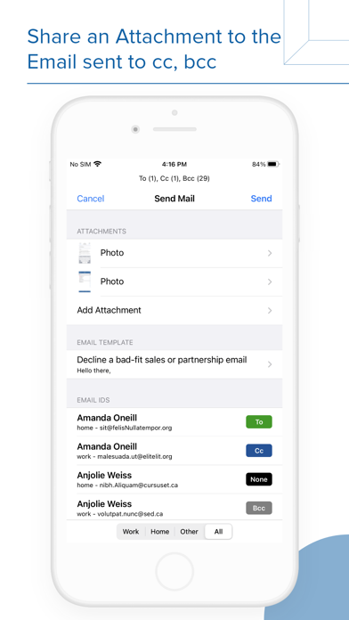 Contacts Groups - Email & text iphone images