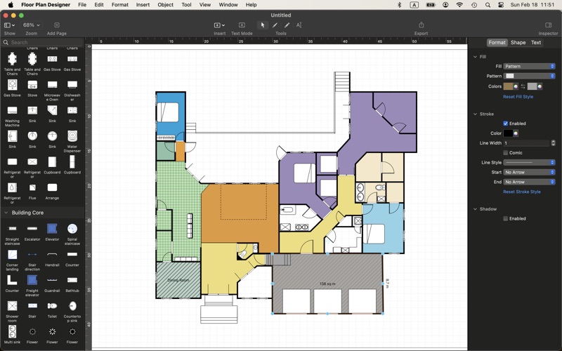 floor plan designer iphone screenshot 2