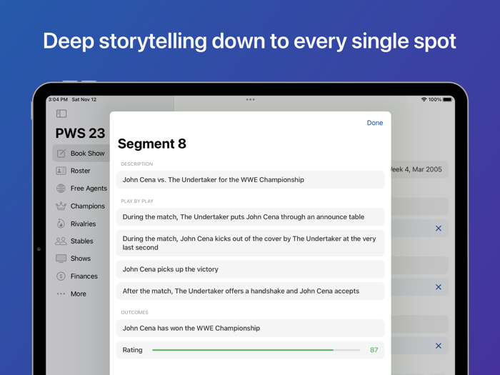 Pro Wrestling Manager 2023