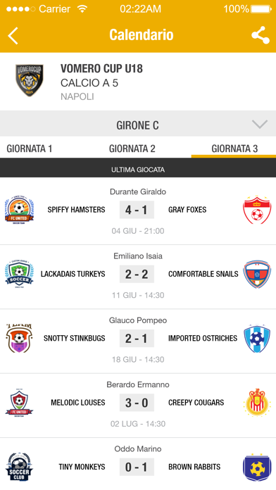 King Sport Napoli Screenshot