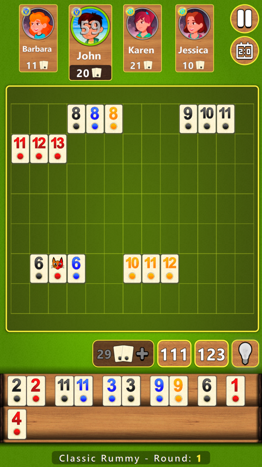 #2. Rummy 4 in 1 Board Game (iOS) di: G Soft Team