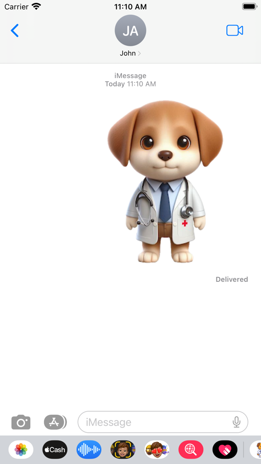 #4. Puppy Doctor Stickers (iOS) Podle: Paul Scott