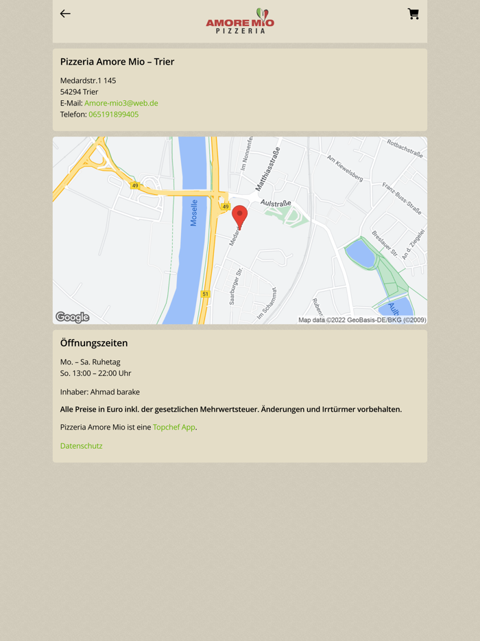 Pizzeria Amore Mio Trier