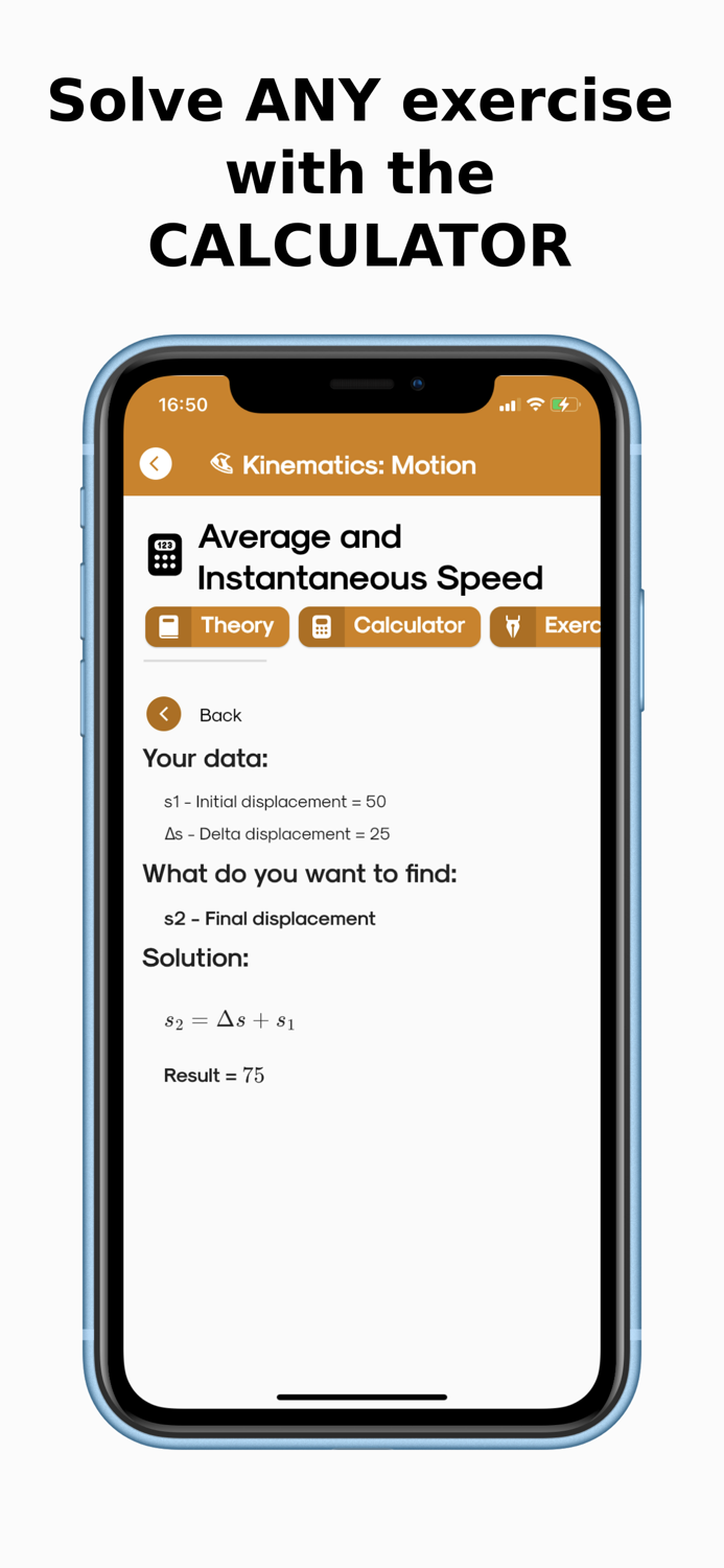 Physics Master - Calculator