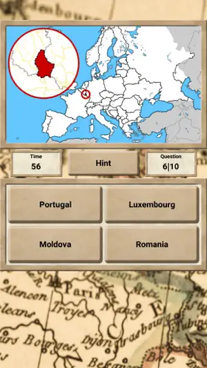 Europe Geography - Quiz Game screenshot 2