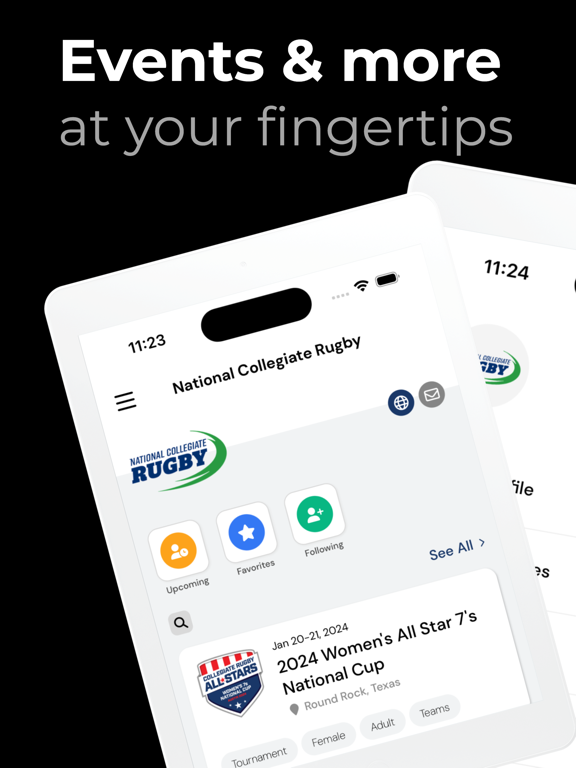 National Collegiate Rugby iPad screenshot 1 - Sports app
